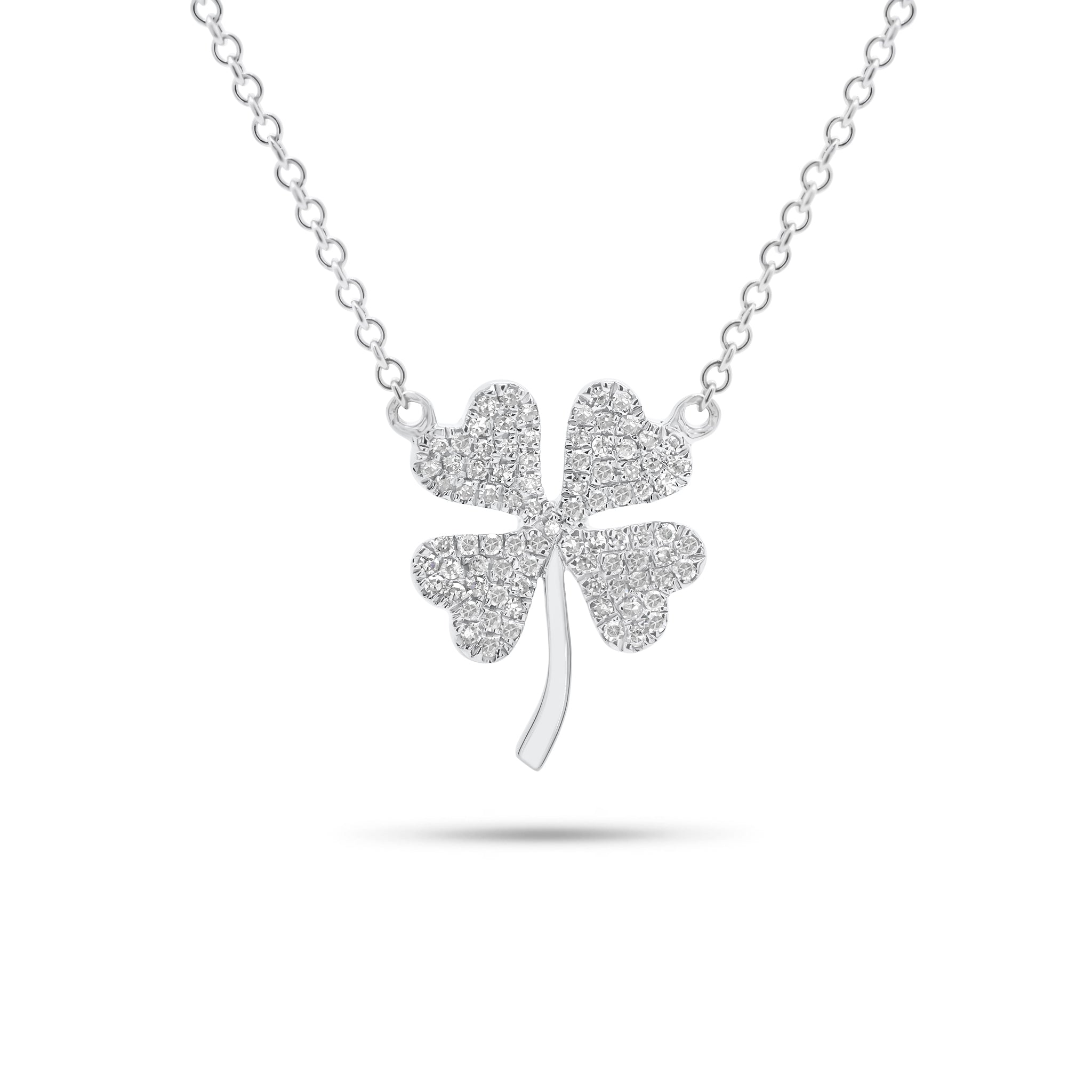 Real Pressed Four Leaf Clover Necklace – Floral Neverland