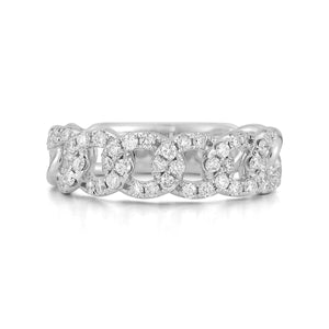 Diamond Curb Link Ring