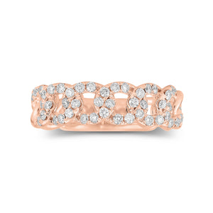 Diamond Curb Link Ring