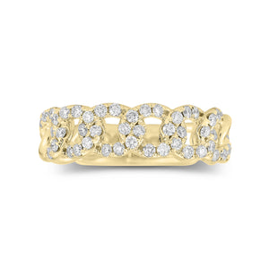 Diamond Curb Link Ring