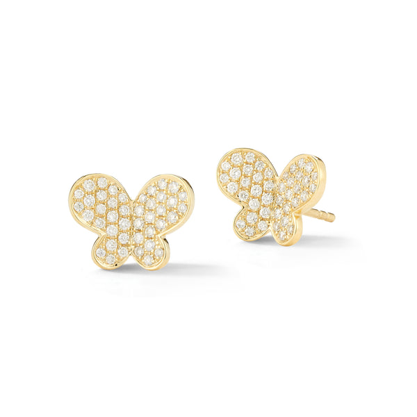 Large Crystal Butterfly Earring Studs Colorful Diamond Butterfly Earri –  Huge Tomato