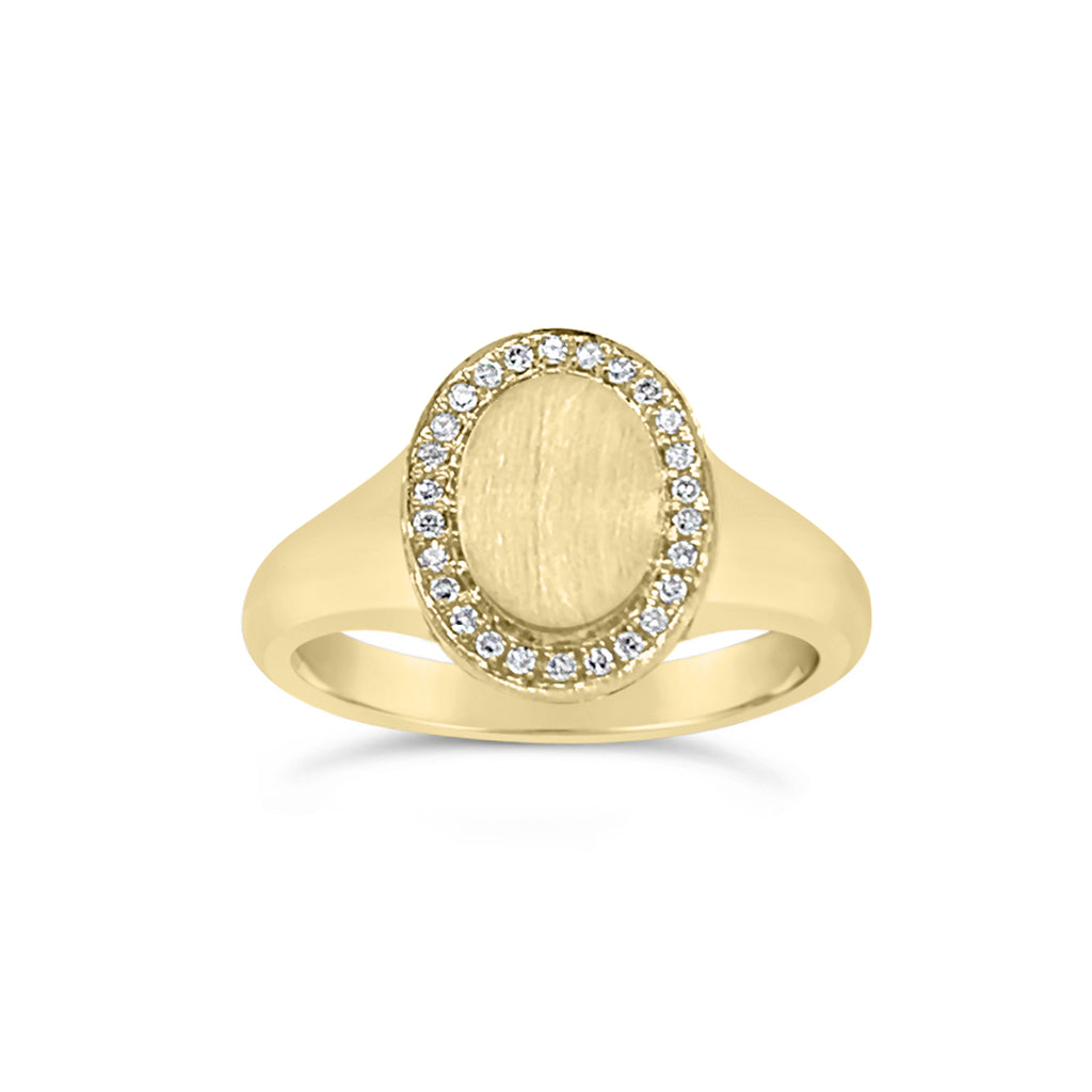 BaubleBar + Piera Diamond Signet Ring