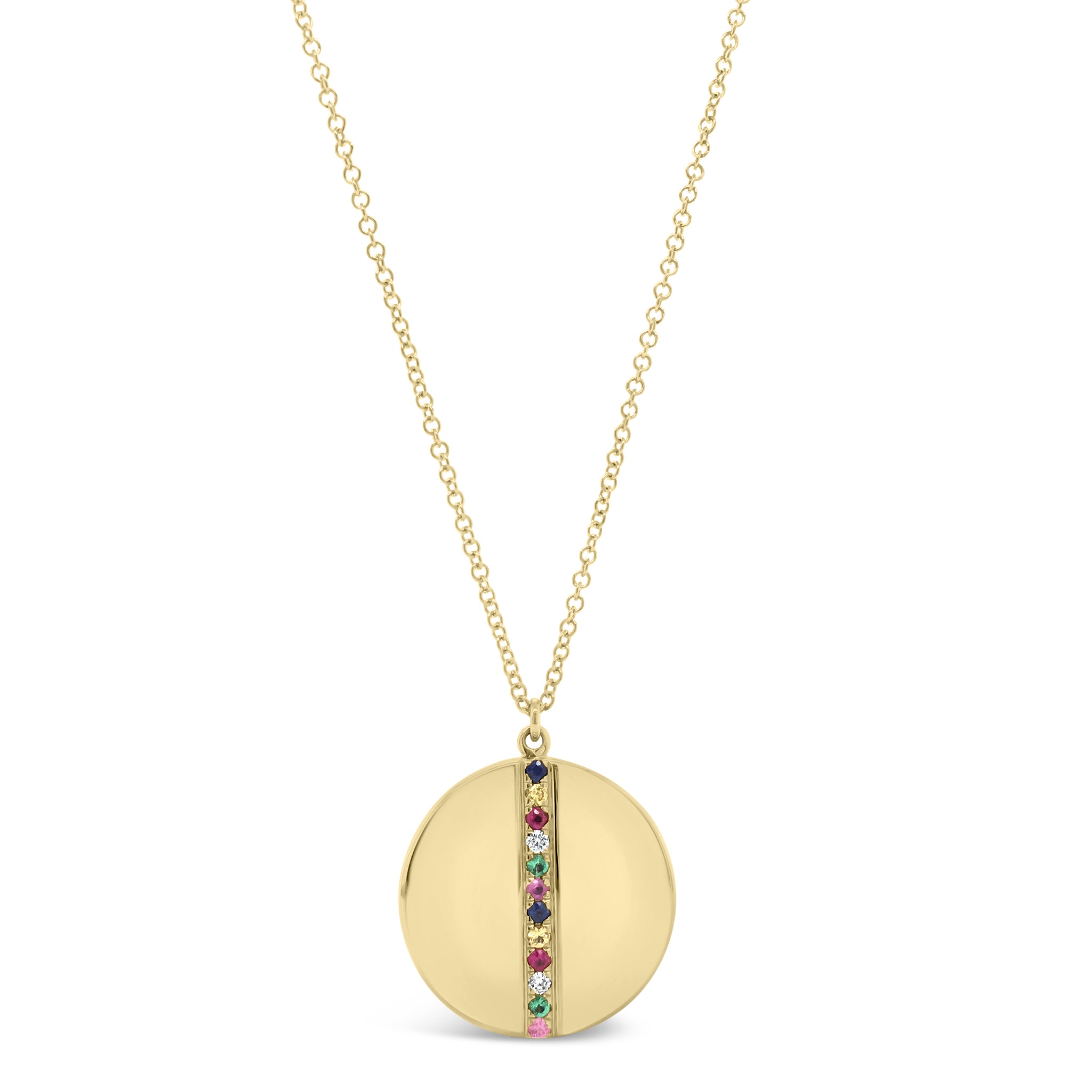 Rainbow Gemstone Bead Necklace – Meira T Boutique