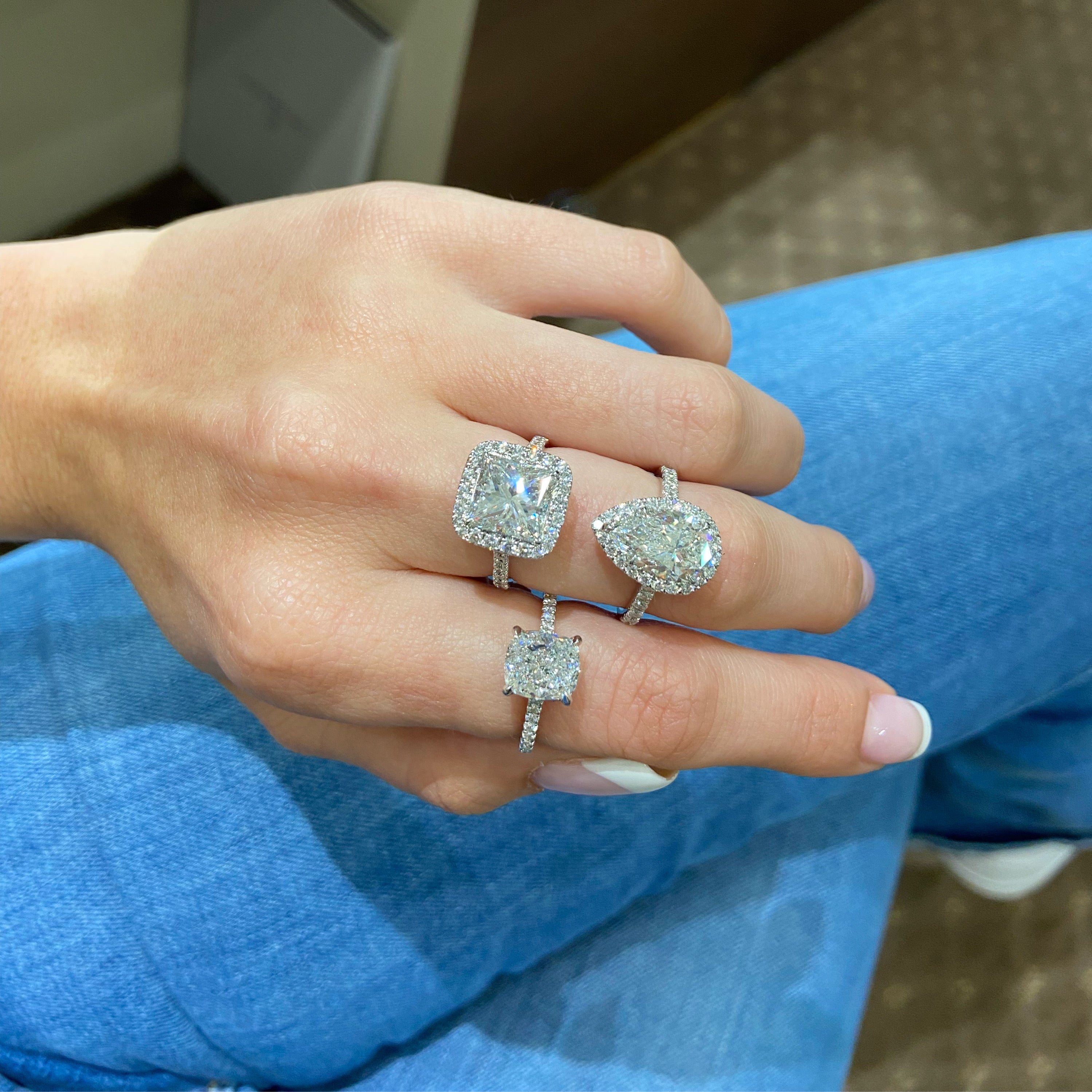 princess cut diamond rings